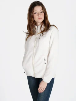 Norway Felpa donna full zip in sherpa