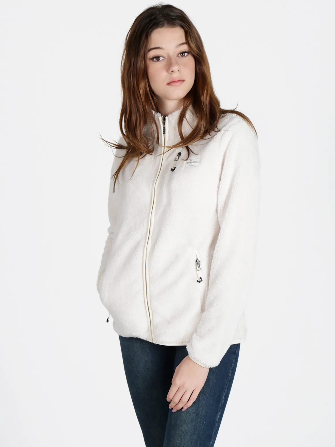Norway Felpa donna full zip in sherpa