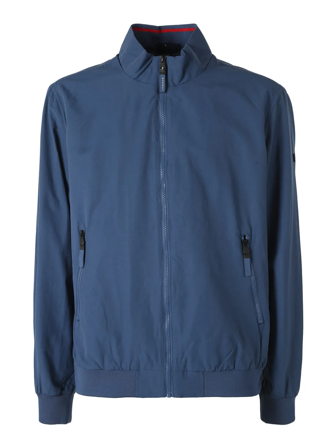 Norway Giacca a vento da uomo con zip - blu