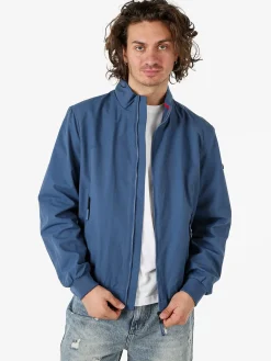 Norway Giacca a vento da uomo con zip - blu