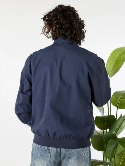 Norway Giacca a vento da uomo con zip - blu scuro