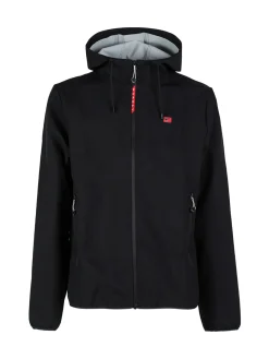 Norway Giacca a vento da uomo impermeabile con cappuccio e zip