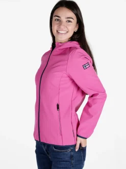 Norway Giacca donna impermeabile con cappuccio e interno in pile