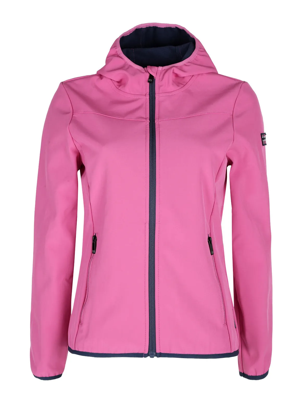 Norway Giacca donna impermeabile con cappuccio e interno in pile