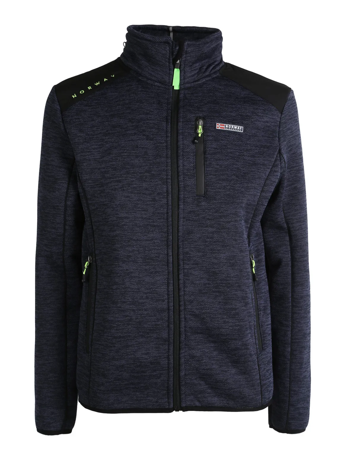 Norway Giacca felpa invernale da uomo con zip - blu scuro
