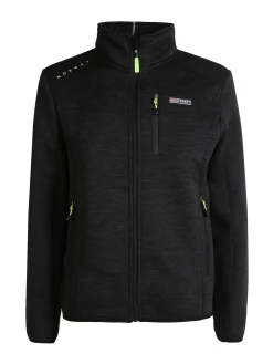 Norway Giacca felpa invernale da uomo con zip - nero
