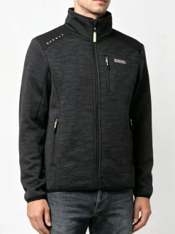 Norway Giacca felpa invernale da uomo con zip - nero
