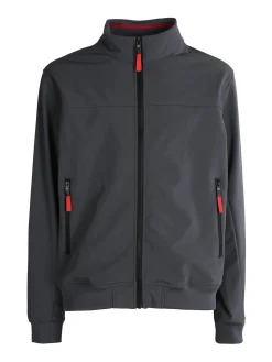 Norway Giacca impermeabile da uomo con interno in pile - grigio scuro
