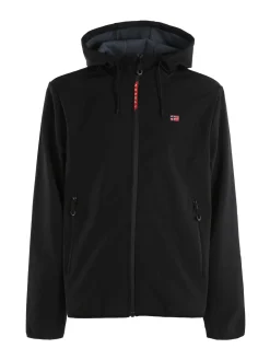 Norway Giacca impermeabile da uomo con cappuccio e interno in pile