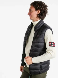 Norway Gilet da uomo con cerniera imbottito