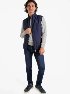 Norway Gilet da uomo con interno in pile - blu