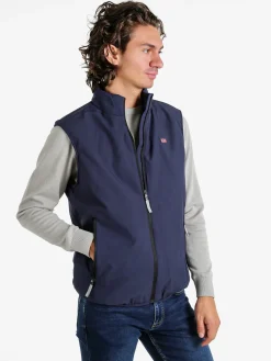 Norway Gilet da uomo con interno in pile - blu