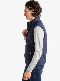 Norway Gilet da uomo con interno in pile - blu