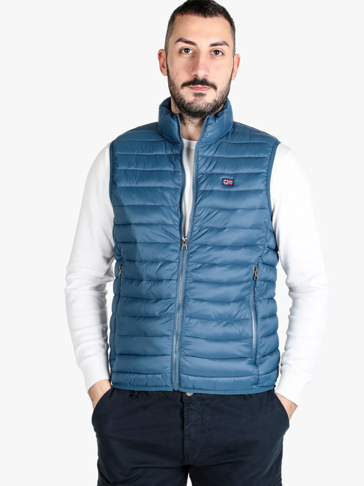 Norway Gilet da uomo imbottito con zip