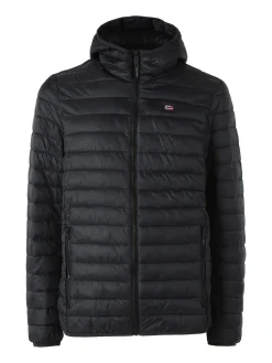 Norway Giubbino da uomo modello 100 grammi con cappuccio e zip - nero