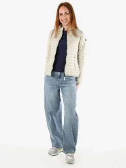 Norway Giubbino donna modello 100 grammi con zip - beige