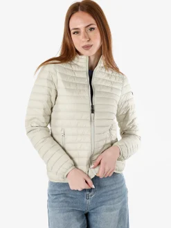 Norway Giubbino donna modello 100 grammi con zip - bianco