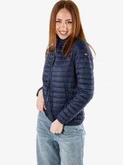 Norway Giubbino donna modello 100 grammi con zip - blu scuro