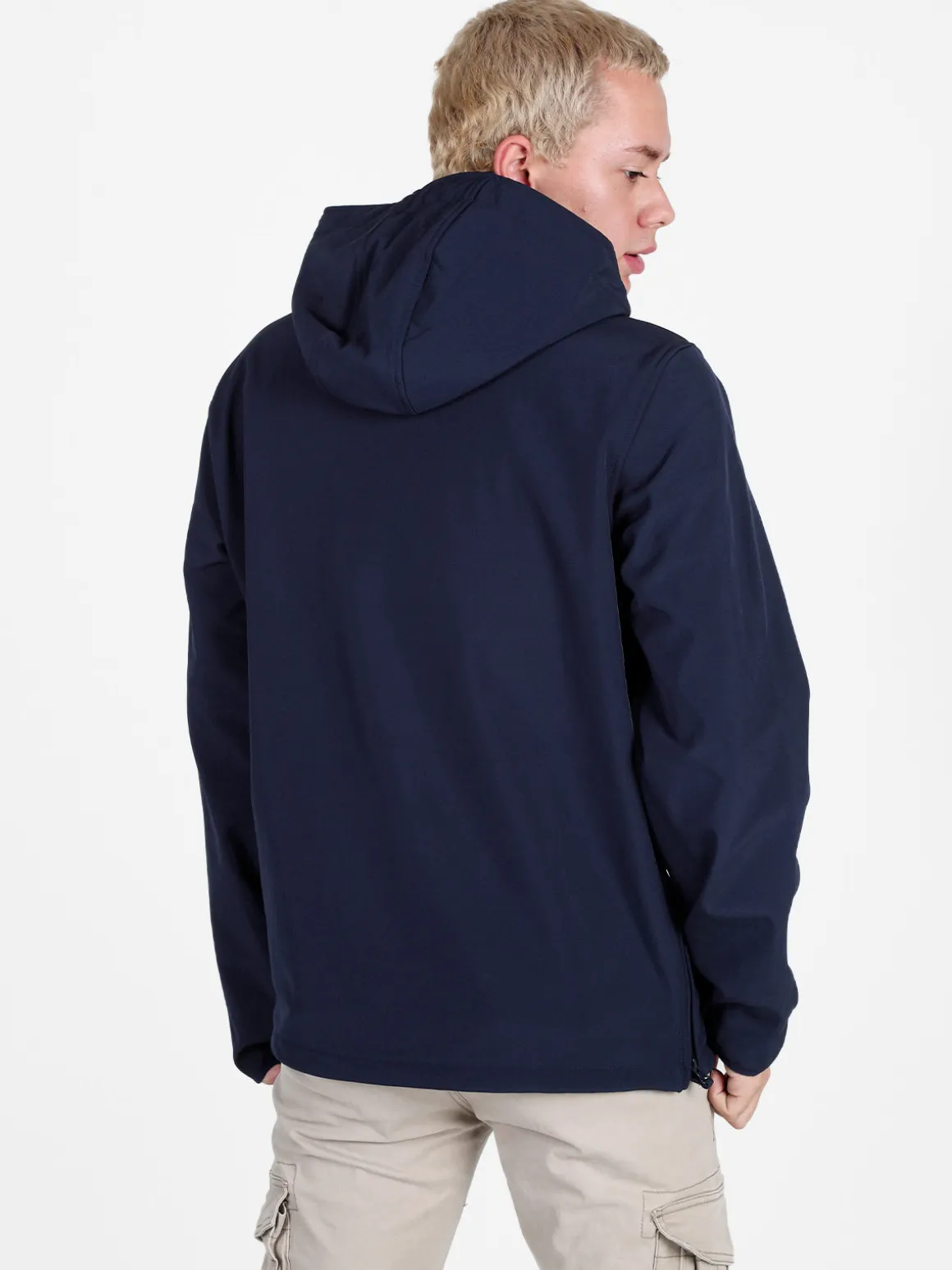 Norway Giubbotto da uomo a mezza zip con cappuccio