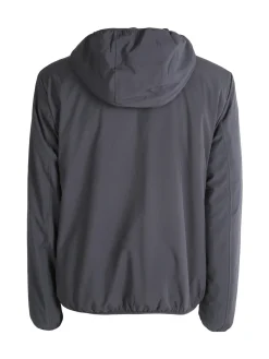 Norway Giubbotto impermeabile da uomo con cappuccio e zip - grigio scuro