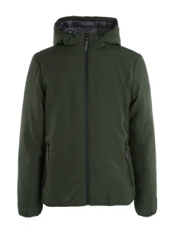 Norway Giubbotto impermeabile da uomo con cappuccio e zip - militare