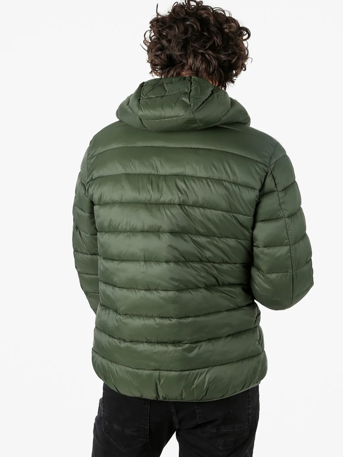 Norway Giubbotto piumino da uomo con cappuccio e zip - blu scuro