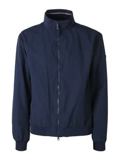 Norway Giubbotto uomo con zip e interno in pile - blu scuro
