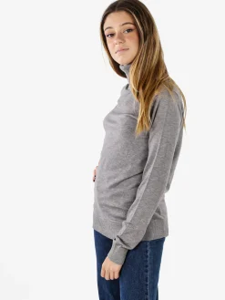 Norway Maglia dolcevita donna in tinta unita - grigio