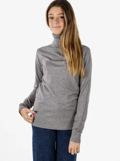 Norway Maglia dolcevita donna in tinta unita - grigio