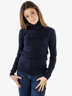 Norway Maglia dolcevita donna in tinta unita - sabbia