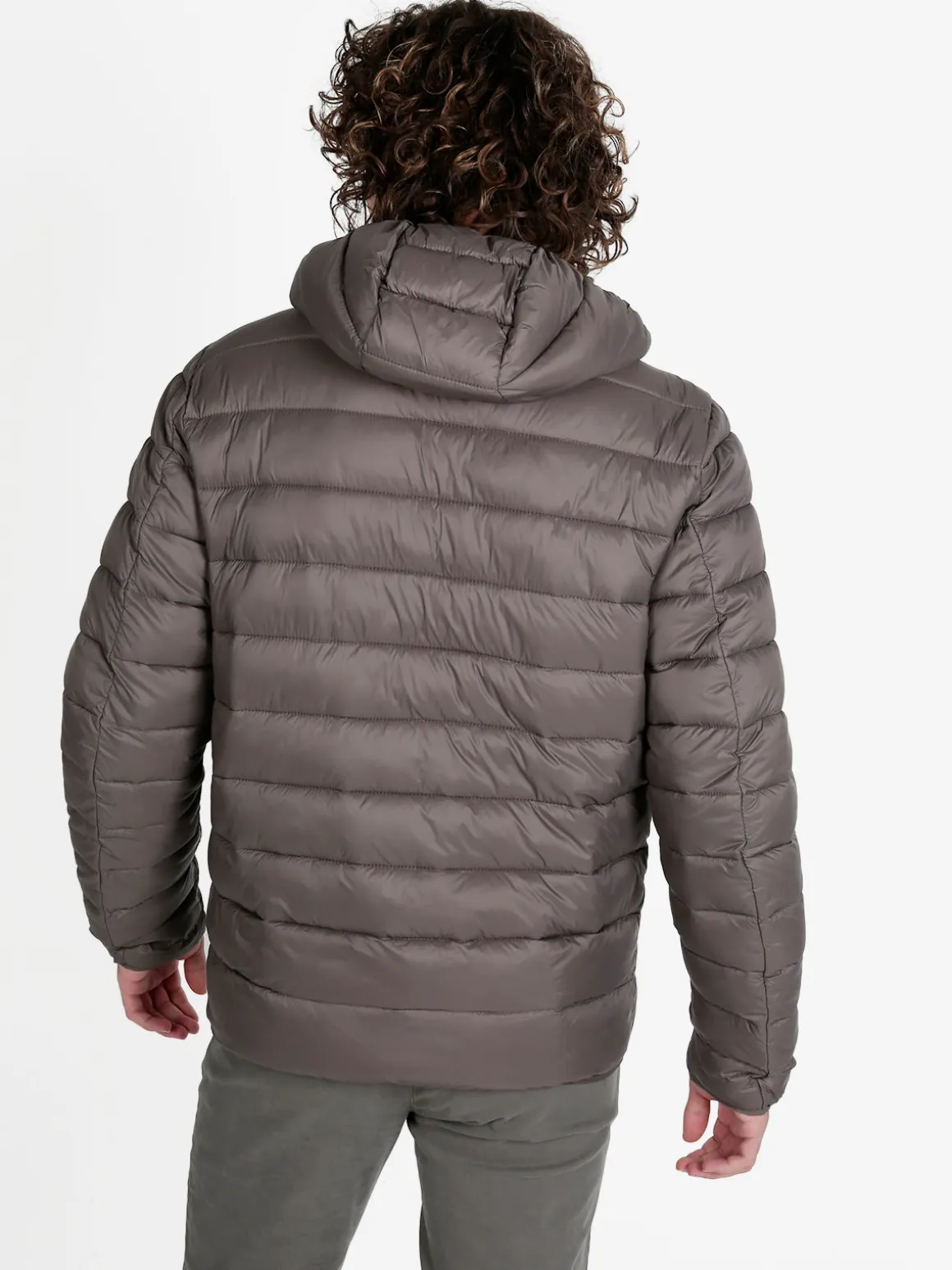 Norway Piumino da uomo con cappuccio e zip