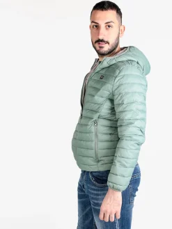 Norway Piumino da uomo 100 g con cappuccio e zip