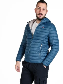 Norway Piumino da uomo 100 g con cappuccio e zip
