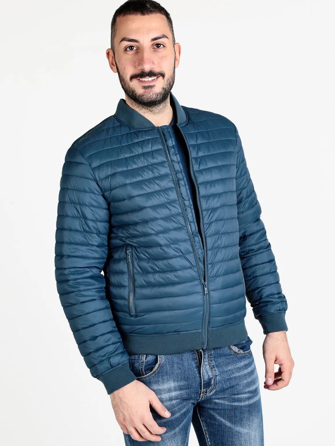 Norway Piumino da uomo 100 g con zip