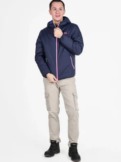 Norway Piumino da uomo reversibile con cappuccio