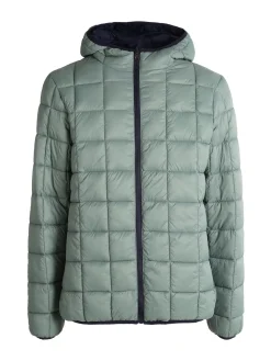 Norway Piumino da uomo reversibile con cappuccio - blu scuro