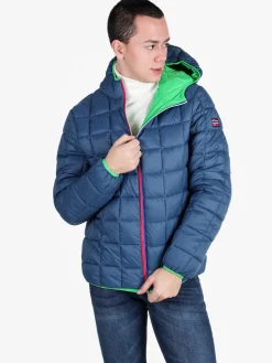 Norway Piumino da uomo reversibile con cappuccio