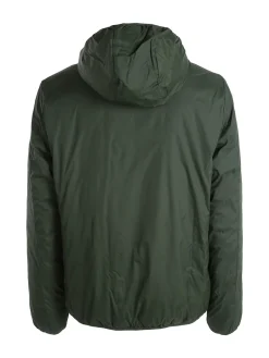Norway Piumino da uomo reversibile con cappuccio - militare