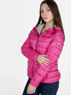 Norway Piumino donna con cappuccio e zip