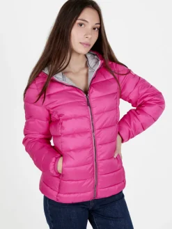Norway Piumino donna con cappuccio e zip
