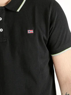 Norway Polo da uomo a maniche corte in cotone