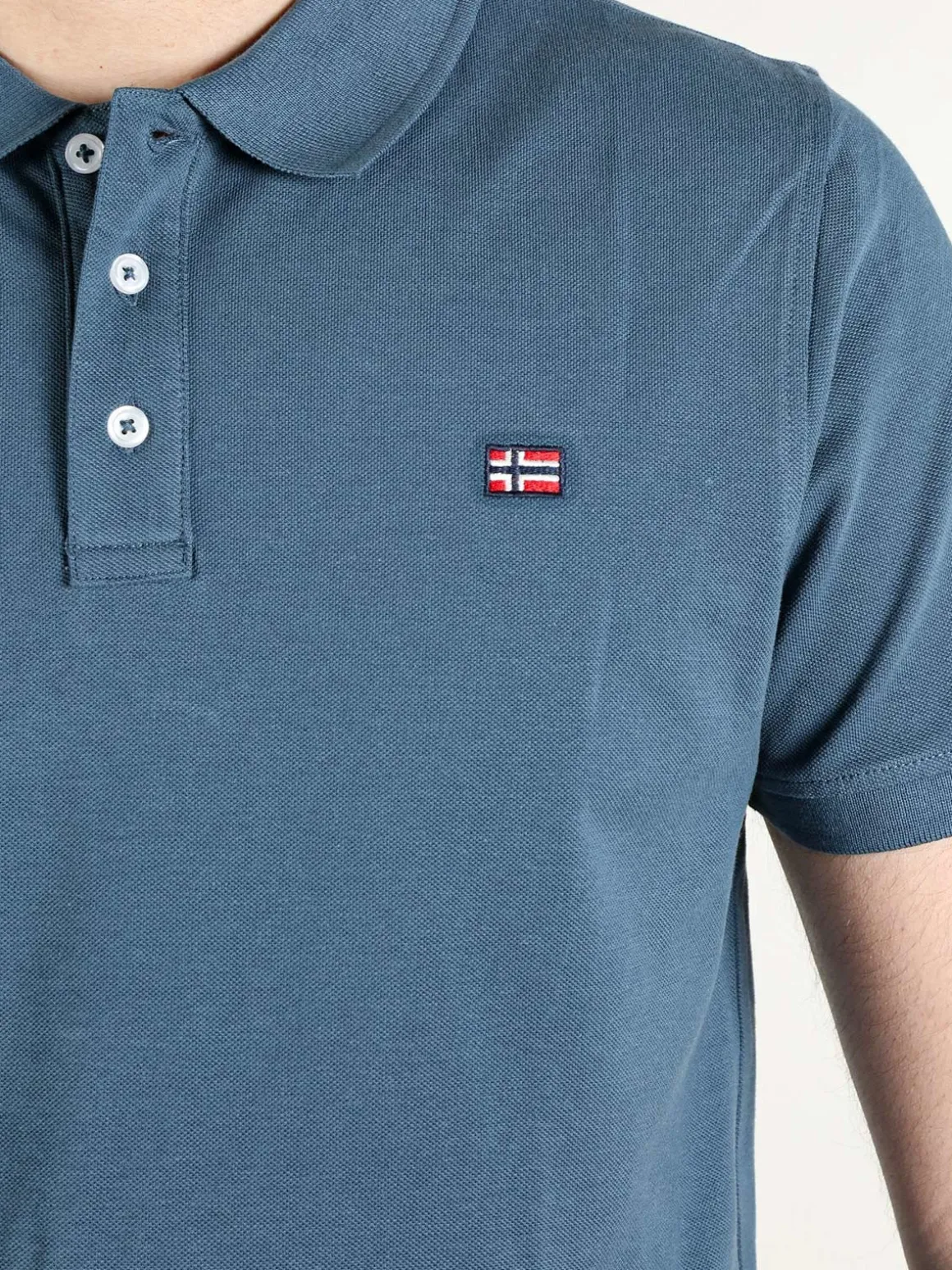 Norway Polo in cotone da uomo a manica corta