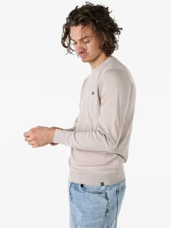 Norway Pullover da uomo in cotone con logo - nudo
