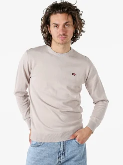 Norway Pullover da uomo in cotone con logo - nudo
