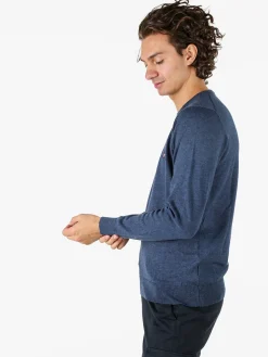 Norway Pullover girocollo da uomo in maglia - jeans