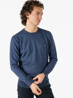 Norway Pullover girocollo da uomo in maglia - jeans