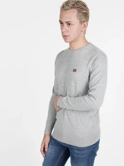 Norway Pullover girocollo da uomo in maglia tinta unita