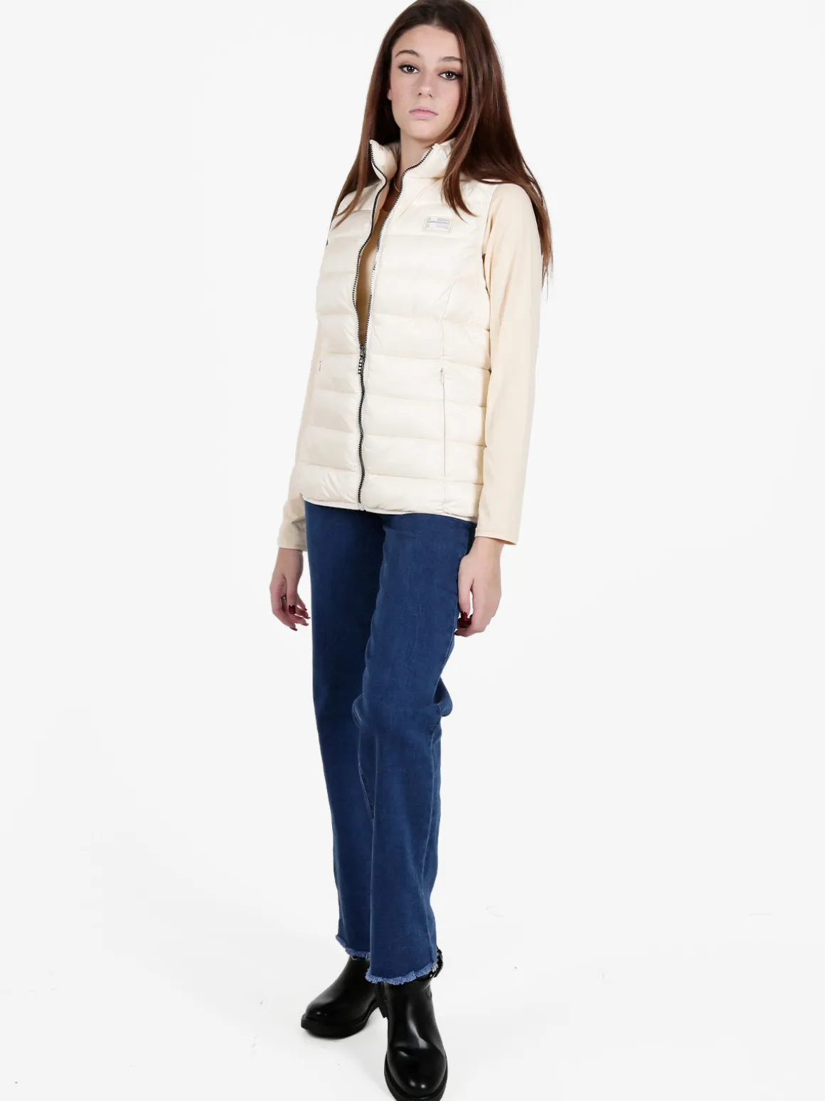 Norway Smanicato donna imbottito con zip
