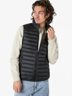 Norway Smanicato imbottito da uomo con zip - nero