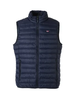 Norway Smanicato imbottito da uomo con zip - blu scuro